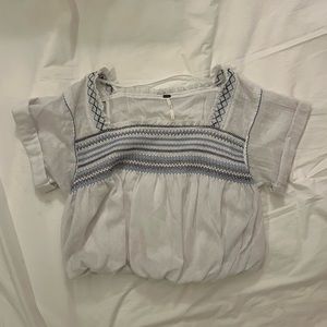 Free People Cropped Blouse